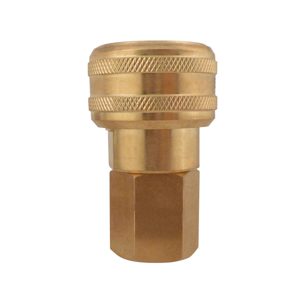 3/8 Industrial Brass Quick Coupler 1/2 (F) NPT, Automax Model