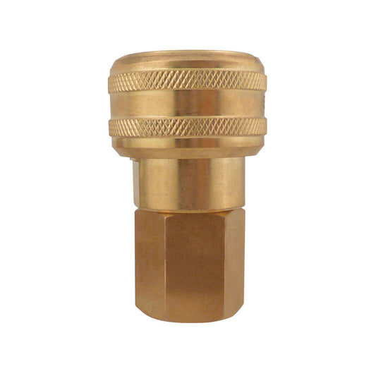 3/8 Industrial Brass Quick Coupler 1/2 (F) NPT, Automax Model