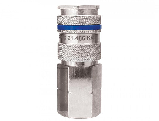 3/8 Industrial Brass Quick Coupler 1/2 (F) NPT, Quisilver Model