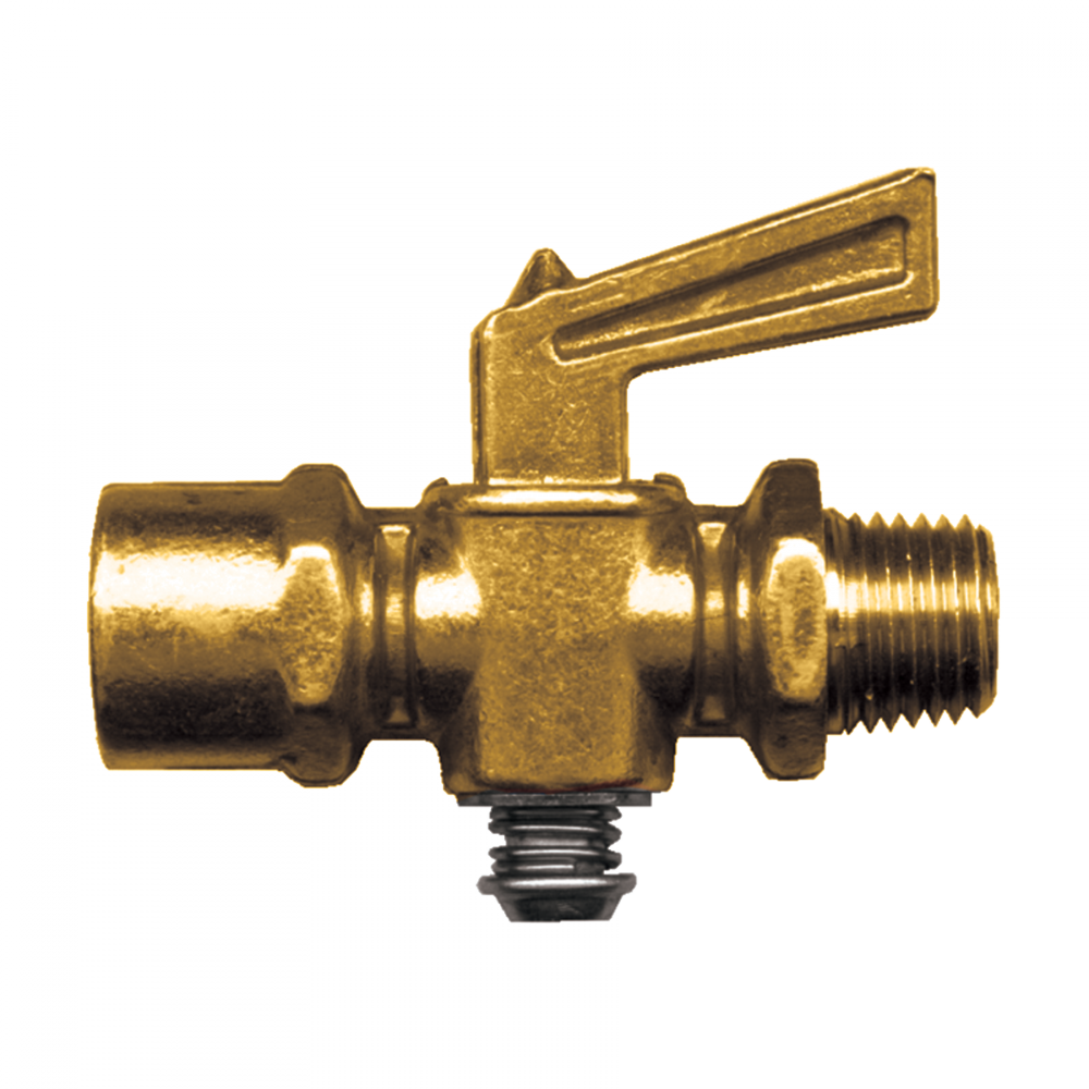 FPT \ MPT Spring Bottom, Brass, 1/4 Pipe