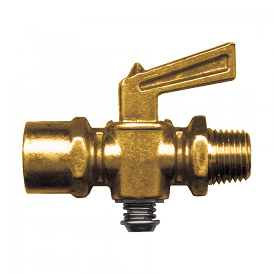 FPT \ MPT Spring Bottom, Brass, 1/4 Pipe