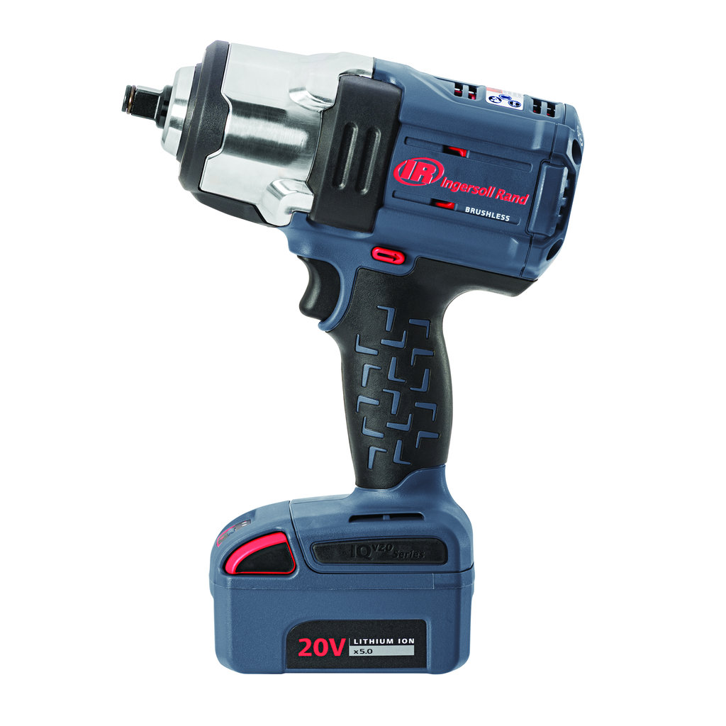 Cordless Impact Wrench Kit, 20V High Torque, 1/2 In, 1500 Ft-Lb, With 2 Batteries And Charger