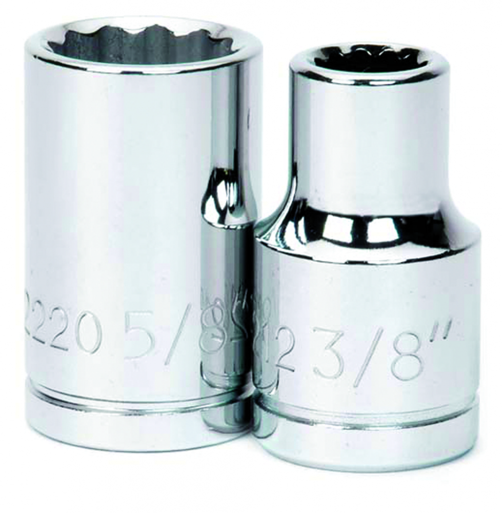 Douilles à 6 pans peu profondes, SAE 1/2"