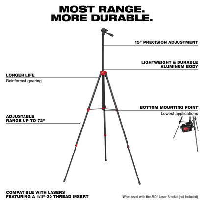 72 in. Laser Tripod