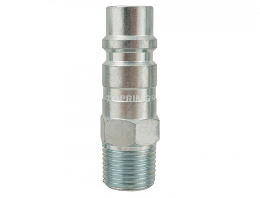 1/2 Industrial Steel Coupler Plug 1/2 (M) NPT