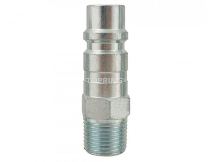 1/2 Industrial Steel Coupler Plug 3/4 (M) NPT