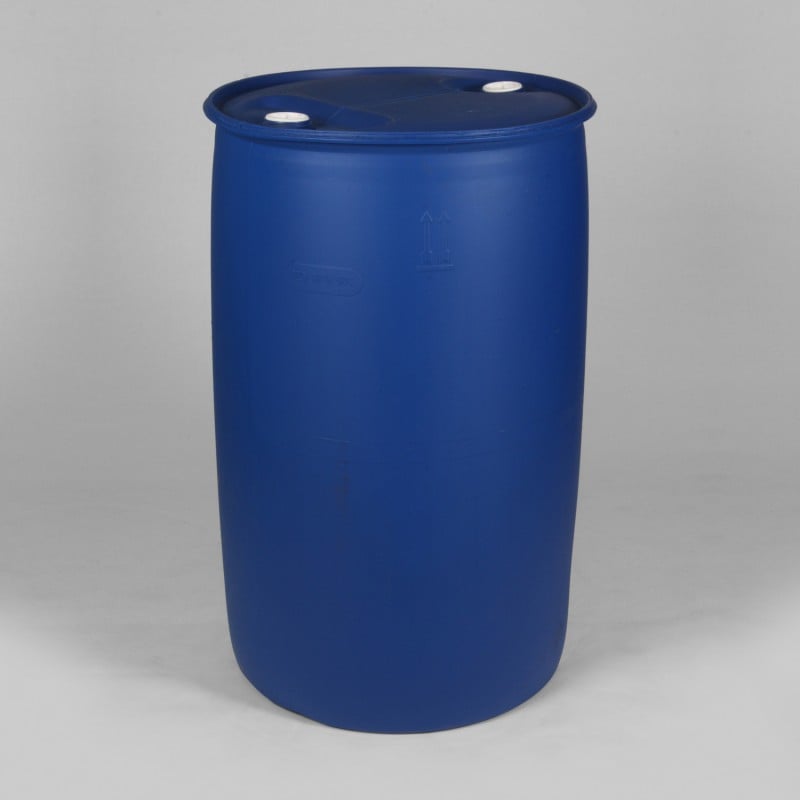 UN Tight Head Drum, Blue, Polymer, 210L