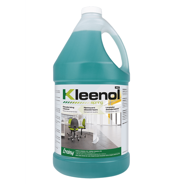 KLEENOL SPRING - Nettoyants déodorants neutres concentrés, 3442, 3,8 L, 4/cs