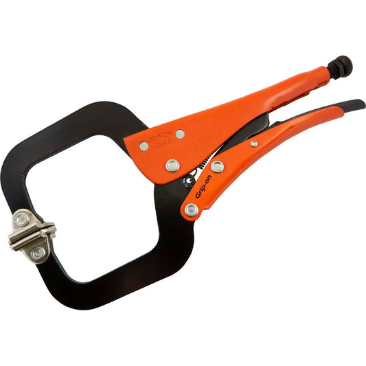 Locking Plier - C-Clamp with Swivel, 12"