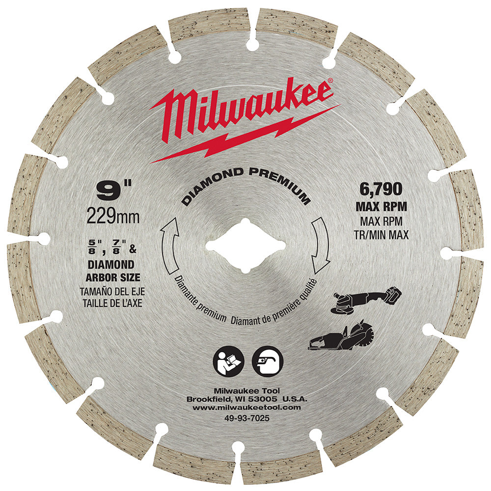 Diamond Premium Segmented 9" Blade