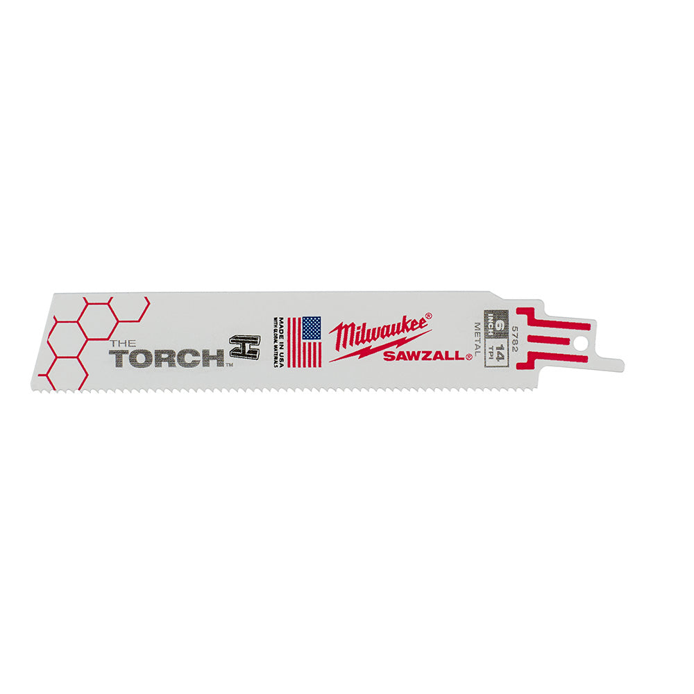 The Torch™ Sawzall® Blade 6" 14 Tpi 25/pk