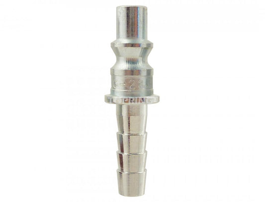 1/4 Aro 210 Steel Coupler Plug With 1/4 Hose Barb