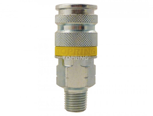 1/4 Aro 210 Steel Quick Coupler 1/4 (M) NPT, Quiksilver Model Product #:23.646