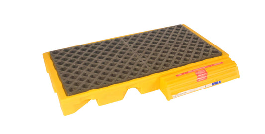 Ultra-Tech, Ultra-Spill Deck®, P2 Bladder System, Yellow, Polyethylene, 88 Gallons With Bladder/22 Gallons Sump Only, 52" x 30.5" x 5.8"