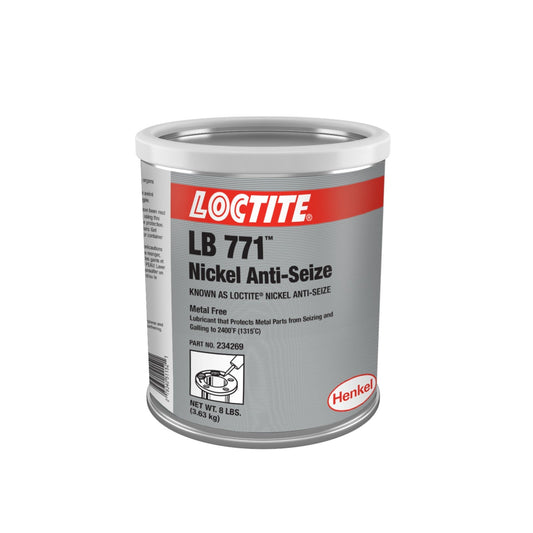 LOCTITE® LB 771, pâte lubrifiante antigrippante épaisse, métallisée, haute résistance, à base de nickel, argent, boîte de 8 lb