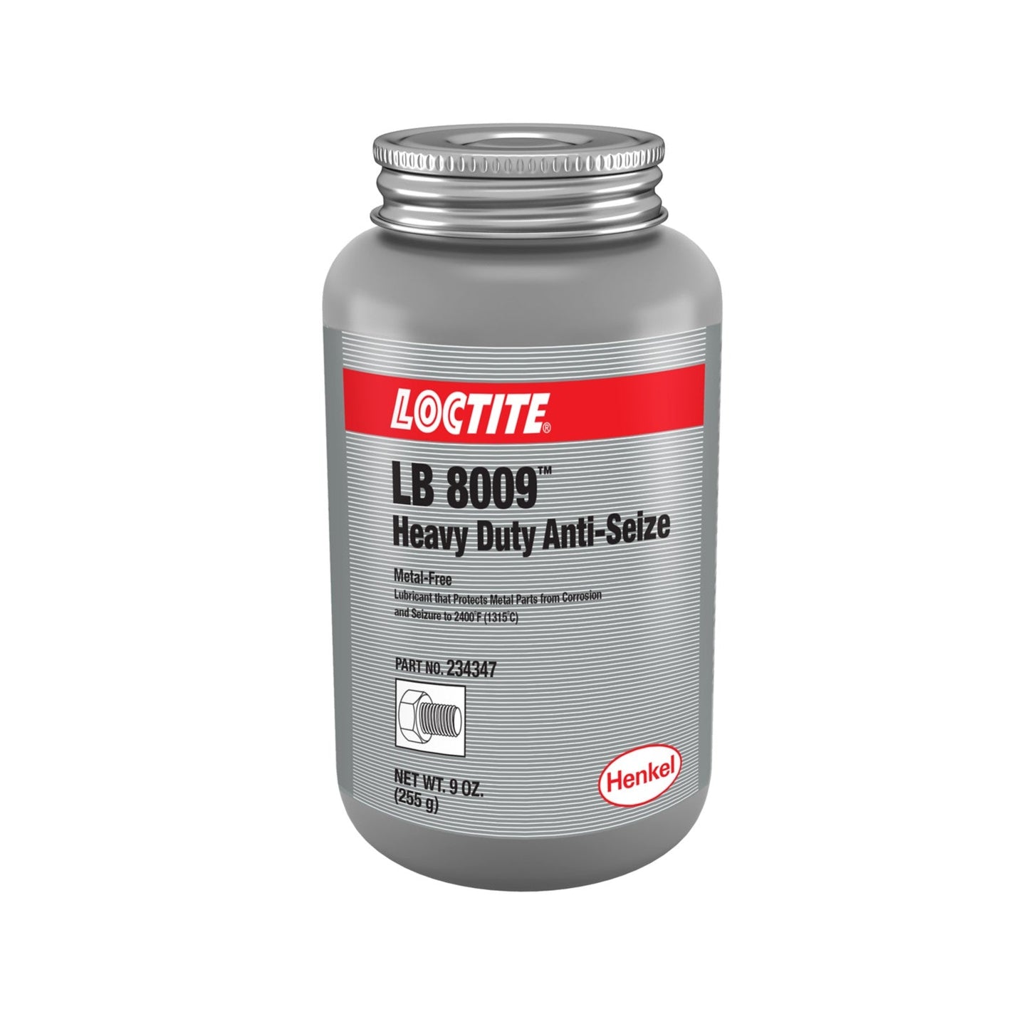 LOCTITE® LB 8009, lubrifiant antigrippant sans métal, bouteille de 9 oz