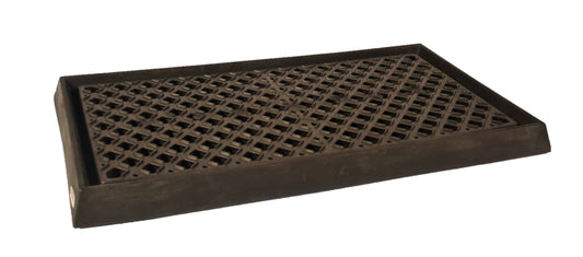 Ultra-Tech, Ultra-Containment Tray®, With Grading, Black, Polyethylene, 54" x 29.8" x 3.5"