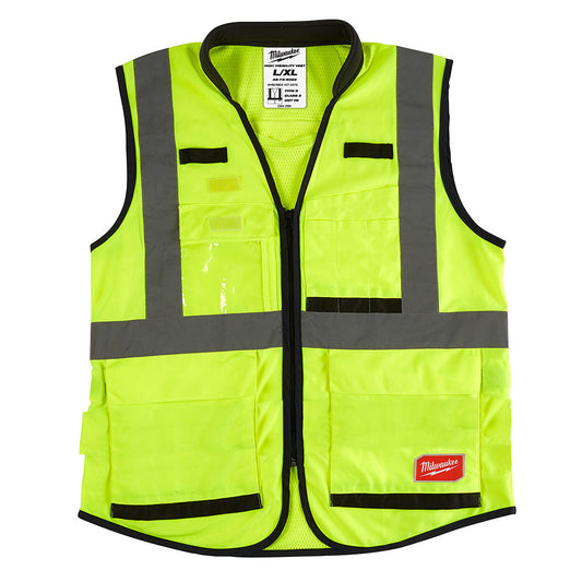 High Visibility Performance Safety Vest, Yellow, Class 2, CSA/ANSI -2XL/3XL, 12/PK