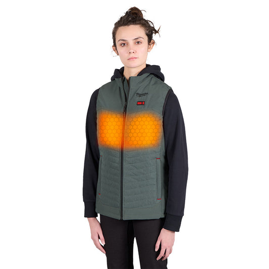 M12™ Women ft. S Heated Axis™ Vest Kit, Green, Sz: xs