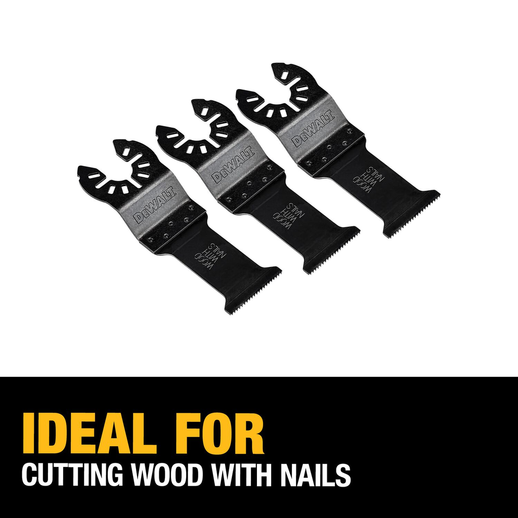 DEWALT 1-1/4 In Titanium Oscillating Tool Blade For Wood With Nails (1 Pack)