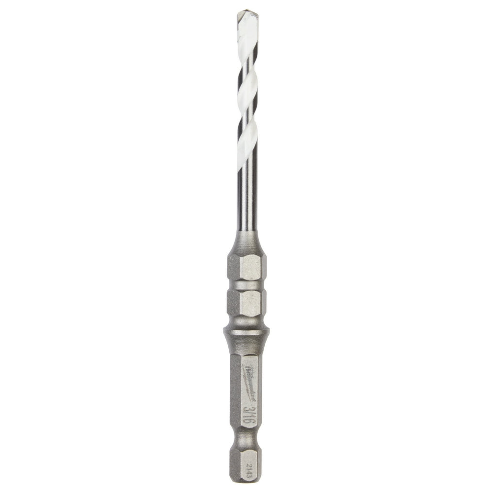 Shockwave™ Carbide Multi-material Drill Bit For Concrete Screws 3/16" x 4", 3/PK