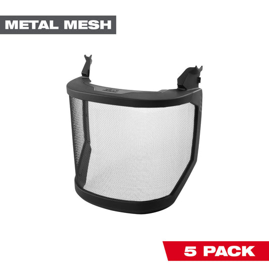 5pk Mesh Shield Replacement No-brim Helmet Only Mount