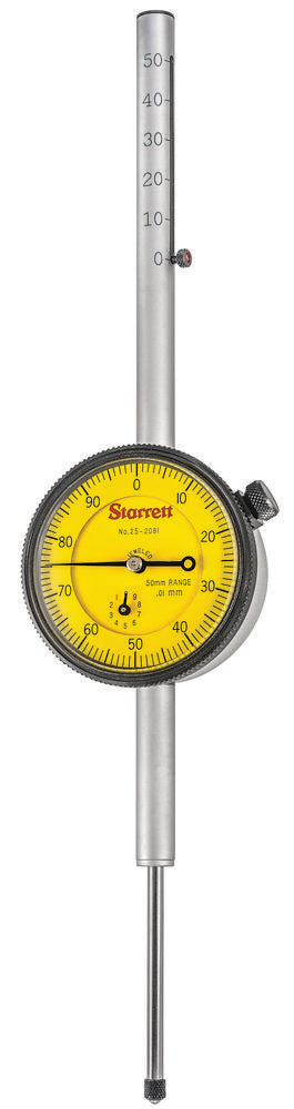Dial Indicator, 0 -50.0mm, .01mm Graduations – JRV