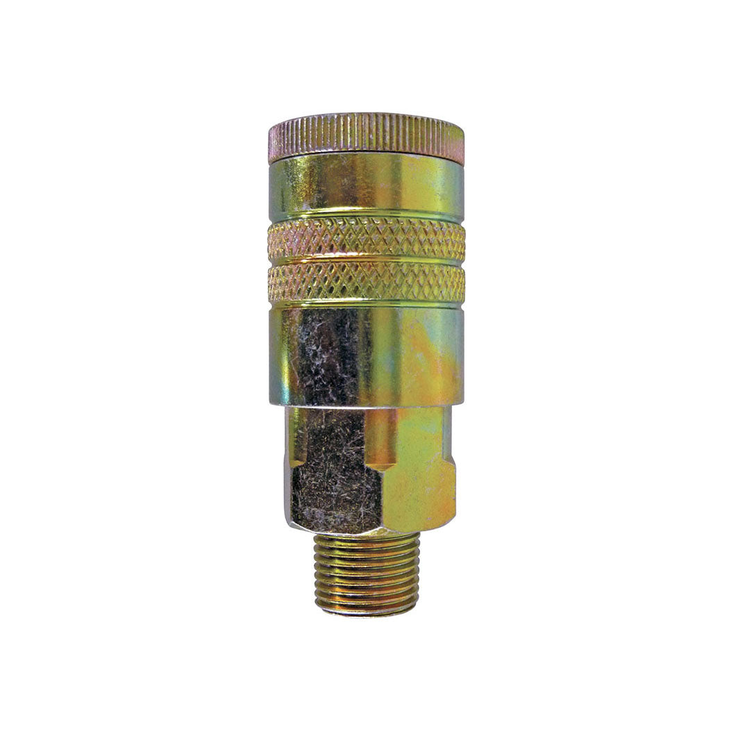1/2 Truflate Steel Quick Coupler 1/2 (M) NPT, Maxquik Model