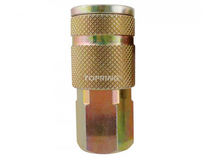 3/8 Truflate Steel Quick Coupler 3/8 (F) NPT, Maxquik Model  Product #:25.862