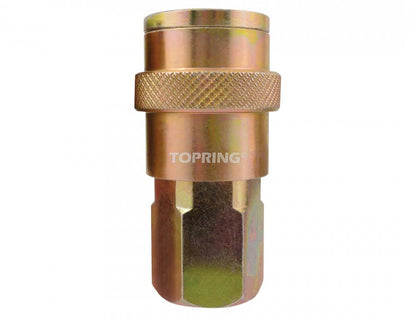 3/8 Truflate Steel Quick Coupler 3/8 (F) NPT, Maxquik Model  Product #:25.864