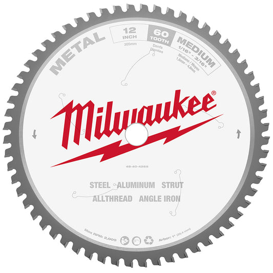 12 In Metal Cutting Circular Saw Blade