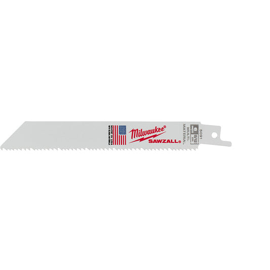 Sawzall® Blade 6" 8/12 Tpi 50 Pack
