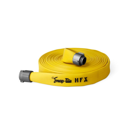 Polyester 5P single jacket hose 1,5" x 50' white.