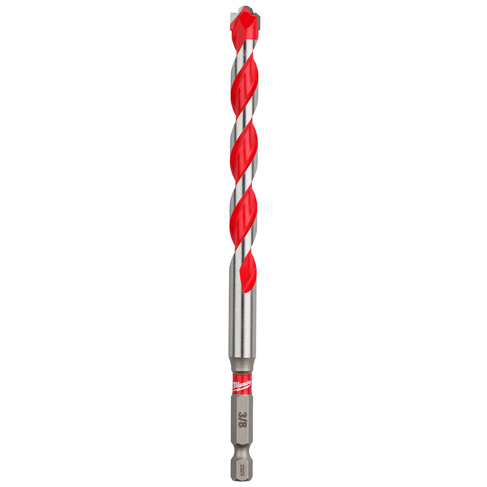 Shockwave Impact Duty™ Carbide Hammer Drill Bits With Power Tip™ 3/8" x 4" x 6" - 25/pk