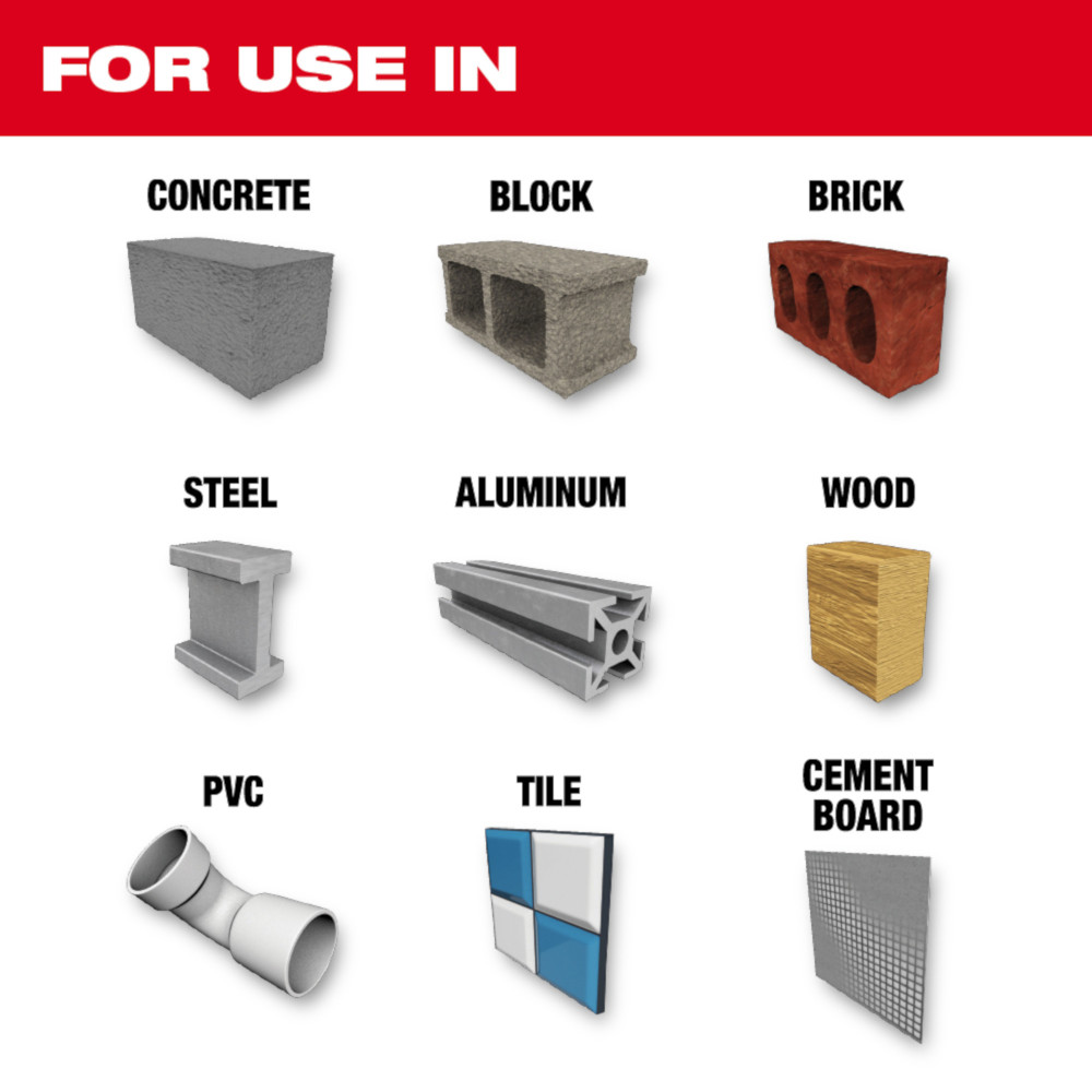 3/8" x 4" x 6" SHOCKWAVE™ Impact Duty Carbide Multi-Material Drill Bit