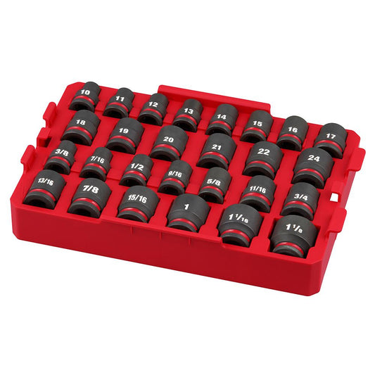Ensemble De Douilles À Chocs 1/2" 27 Pièces