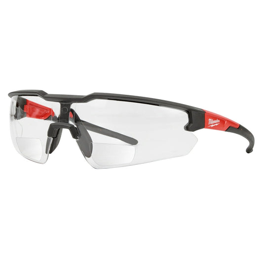 Safety Glasses - +1.50 Magnified Clear Anti-scratch Lenses, 12/pk
