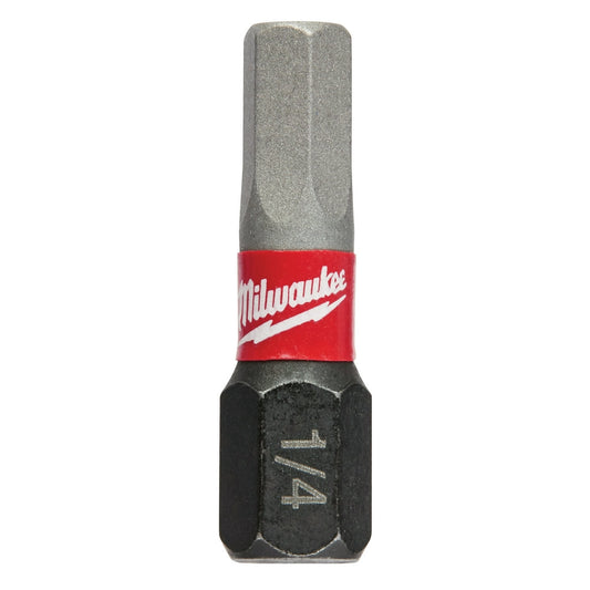 Shockwave™ Impact Hex 1/4 In Insert Bit, 25/PK