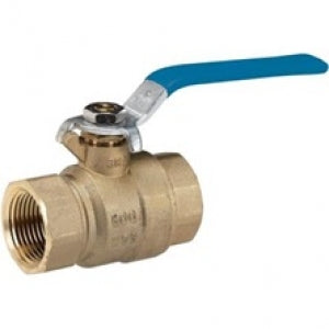 1/2" Brass 2-Piece Ball Valve, 600 WOG, FIP, with Lever Handle, KITZ 58 (AKSZA) (Model 054-00247)