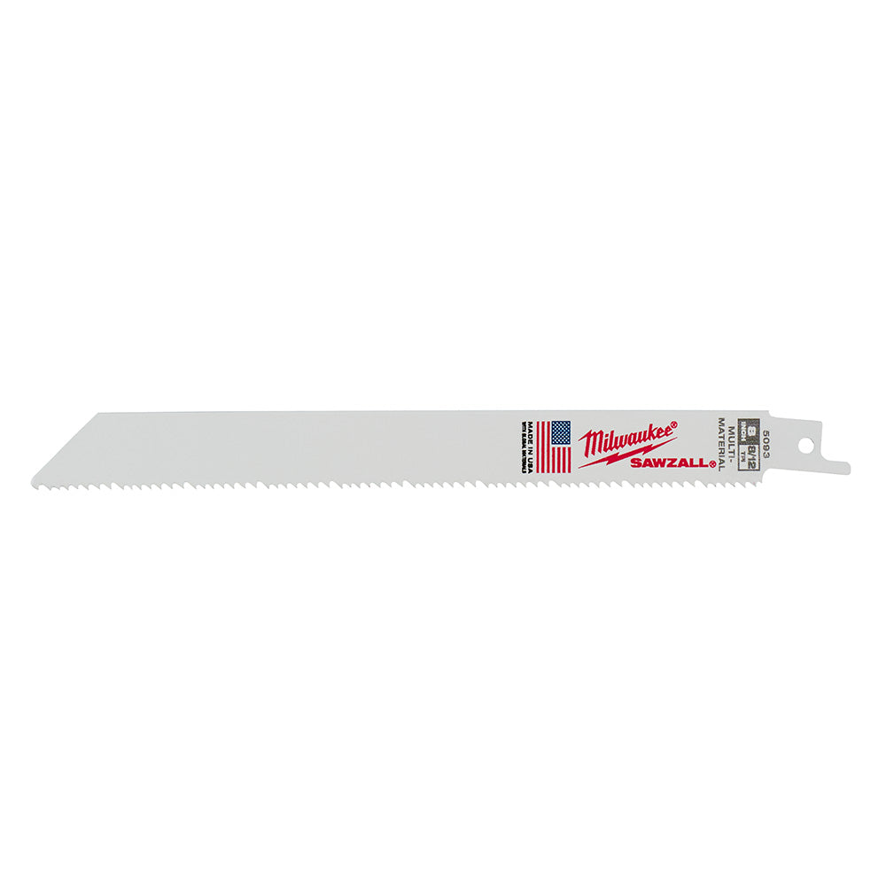 Thin Kerf Sawzall® Blade 8" 8/12 Tpi 10/pk
