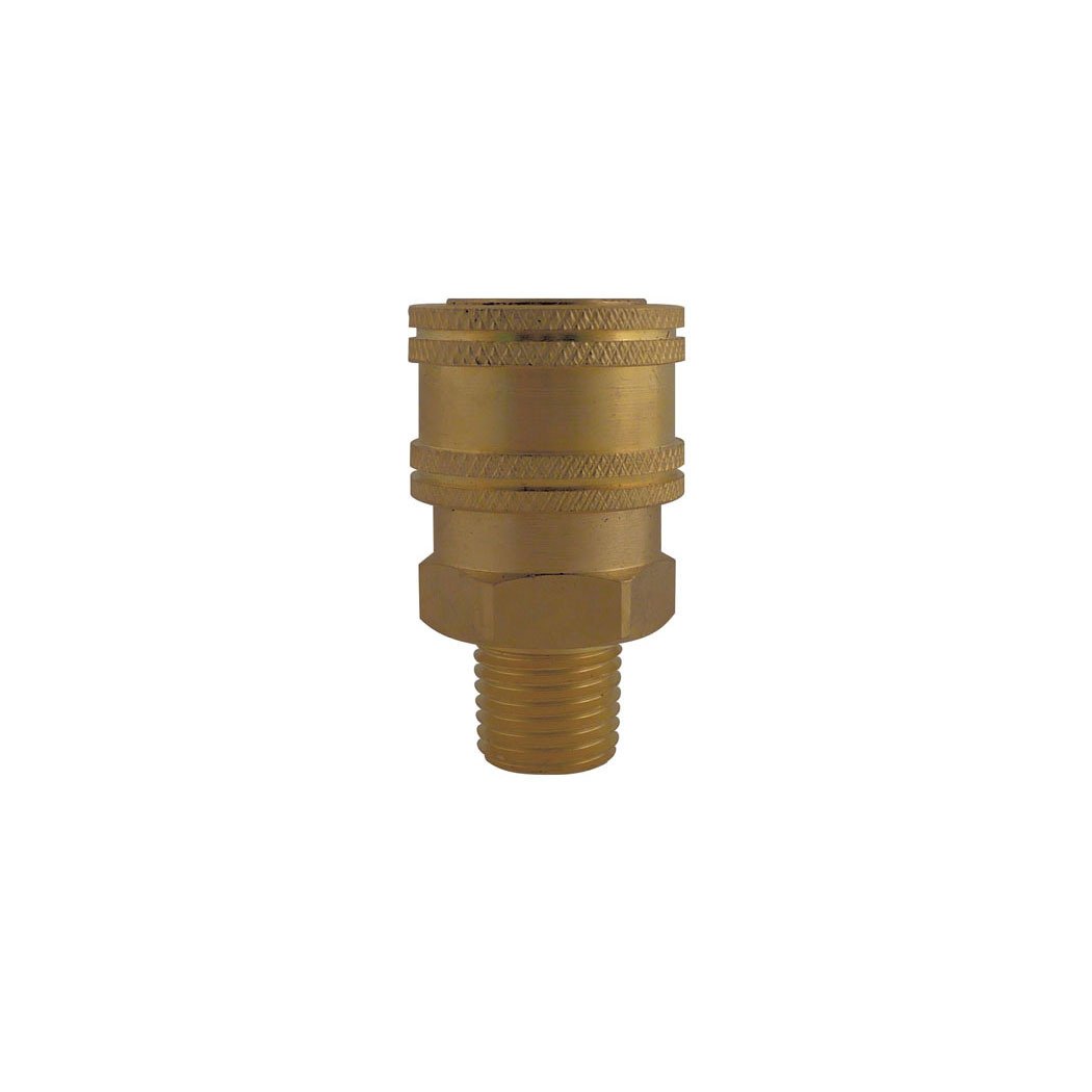 High Flow Brass Coupler 3/8 (M) NPT