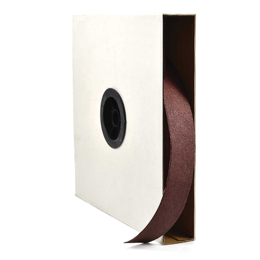 Abrasive Roll, “J” Cloth, Aluminum Oxide, 2 In X 50 Yds, Grade 180