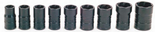Douille de fixation de récupération et endommagée TURBOSOCKET® métrique de 12 millimètres à entraînement de 3/8 po