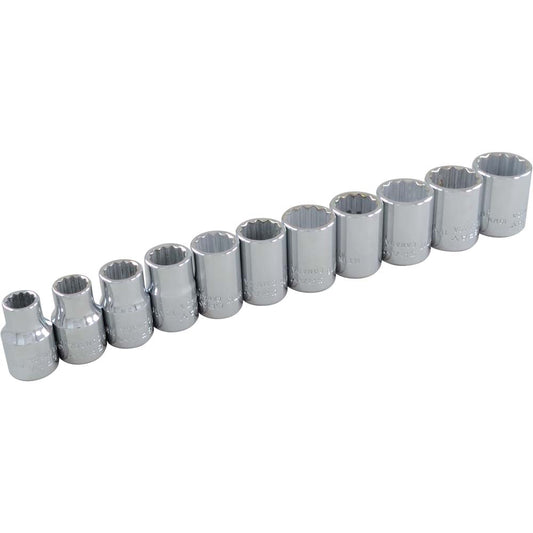 Socket Set - Metric, 3/8" Drive, 12-Point