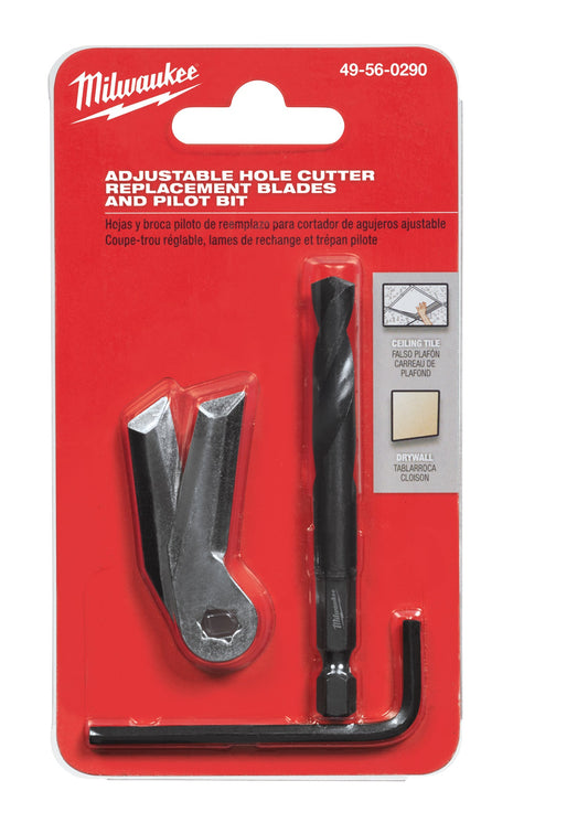 Adjustable Hole Cutter Replacement Blades And Pilot Bit