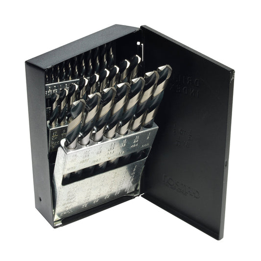 Ensemble de forets en oxyde noir de 29 pièces (1/16-1/2 x 64) pour un perçage polyvalent