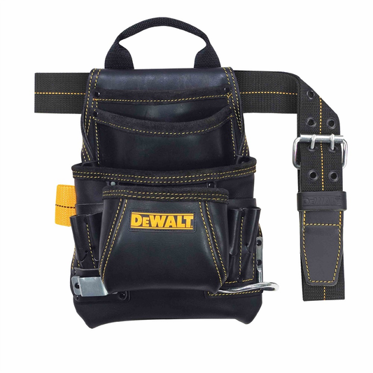 Heavy-Duty Leather Tool Belt Adjustable