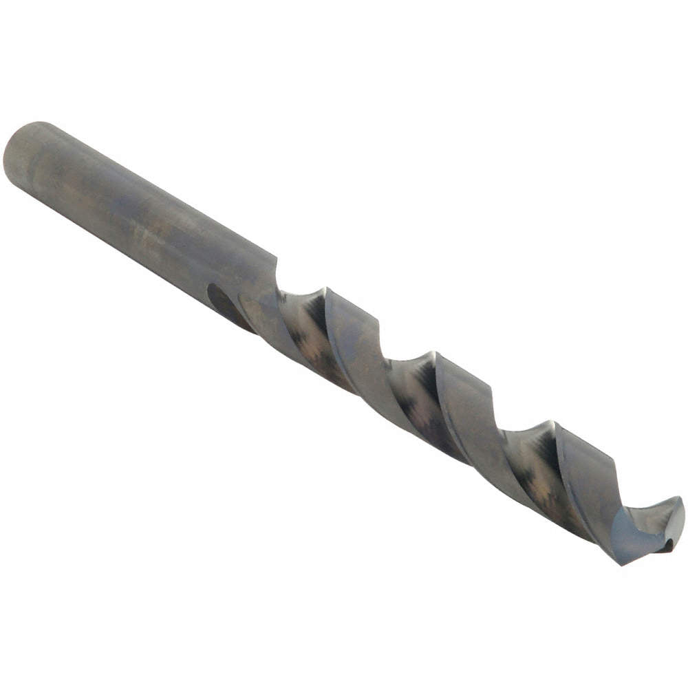 Foret conique à usage général Chicago-Latrobe, 118°, oxyde noir, HSS, taille de foret de 7/16 po, flûte de 4-5/8 po L