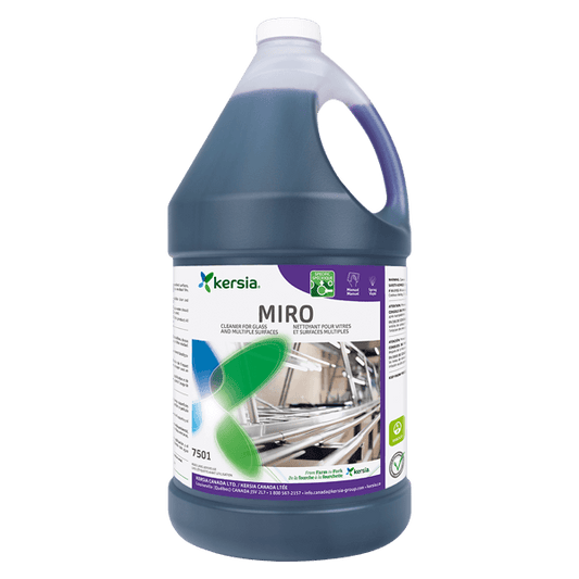 MIRO - Nettoyant pour vitres concentré, 7501, 3,8 L, 4/cs