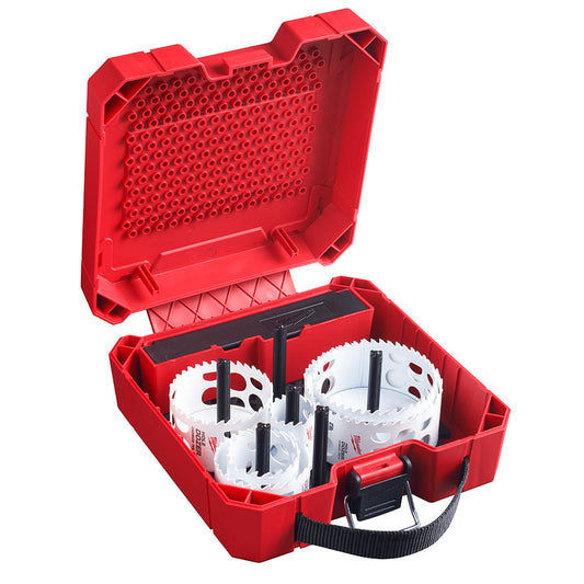 9 -piece Hole Dozer™ With Carbide Teeth Large Diameter Hole Saw Kit